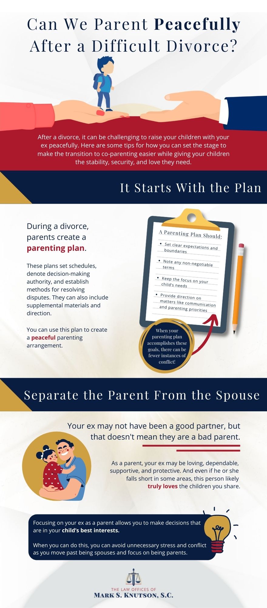 Can We Parent Peacefully After a Difficult Divorce (Infographic)
