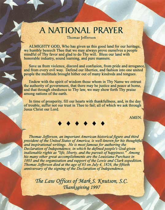 A national prayer